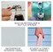 SHYLERO Beach Bag and Pool Bag. Has Airtight Pouch, Key Holder. Beach Tote is Zippered, Waterproof (IP64) - L22xH15xW10